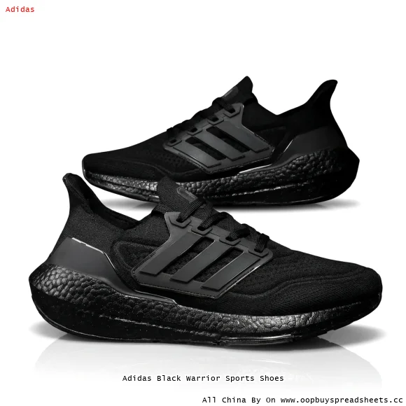 Adidas Black Warrior Sports Shoes
