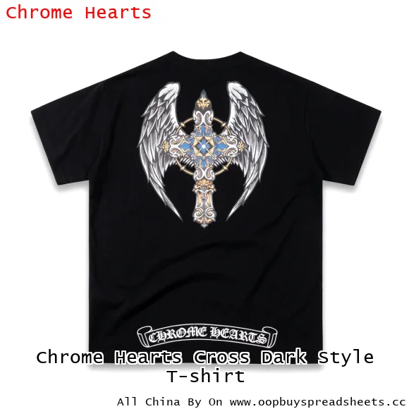 Chrome Hearts Cross Dark Style T-shirt