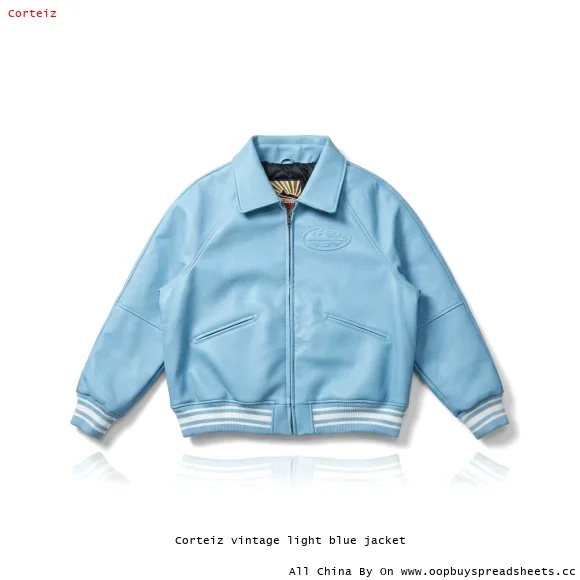 Corteiz vintage light blue jacket