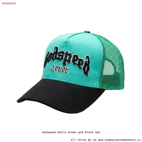 Godspeed Retro Green and Black Hat