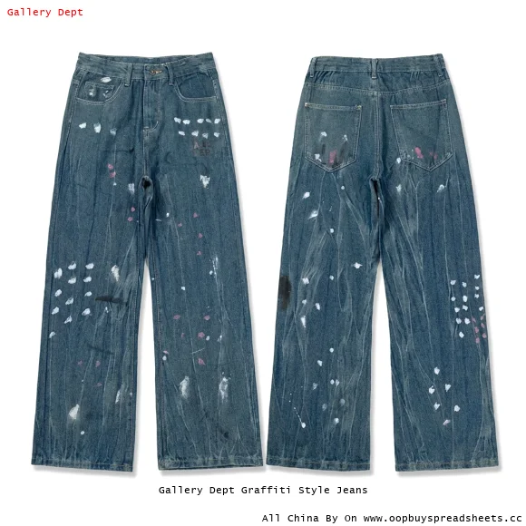 Gallery Dept Graffiti Style Jeans