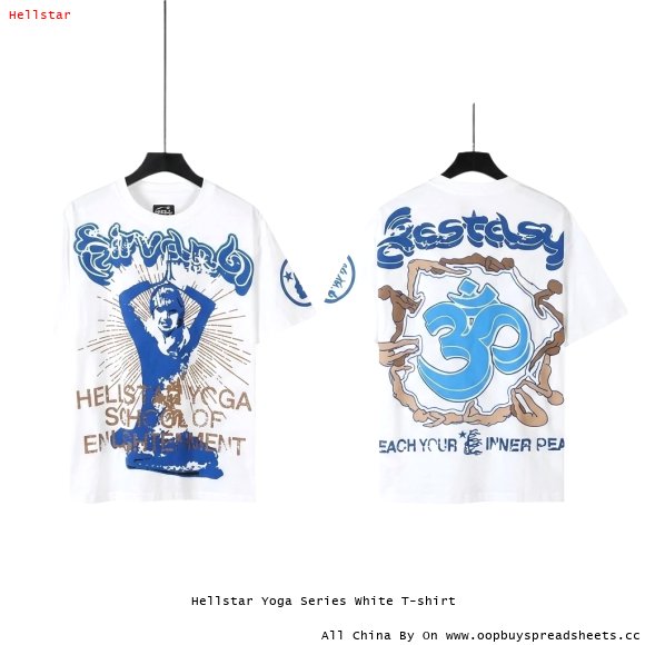 Hellstar Yoga Series White T-shirt