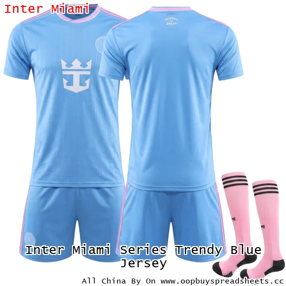 Inter Miami Series Trendy Blue Jersey