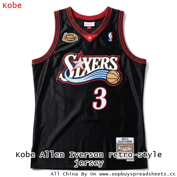Kobe Allen Iverson retro-style jersey