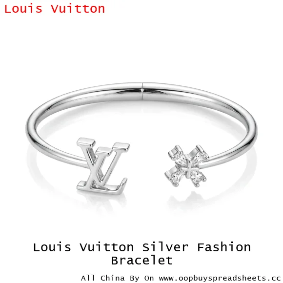 Louis Vuitton Silver Fashion Bracelet