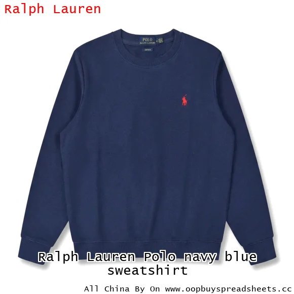 Ralph Lauren Polo navy blue sweatshirt