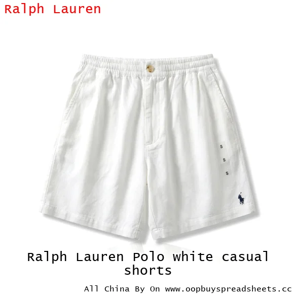 Ralph Lauren Polo white casual shorts