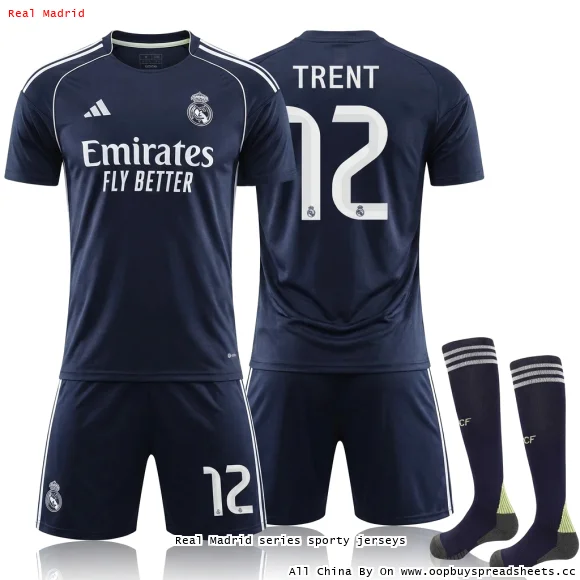 Real Madrid series sporty jerseys
