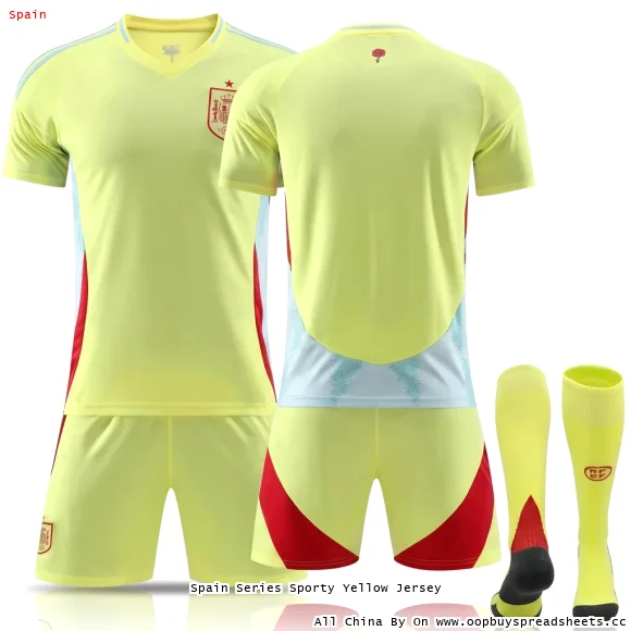 Spain Series Sporty Yellow Jersey