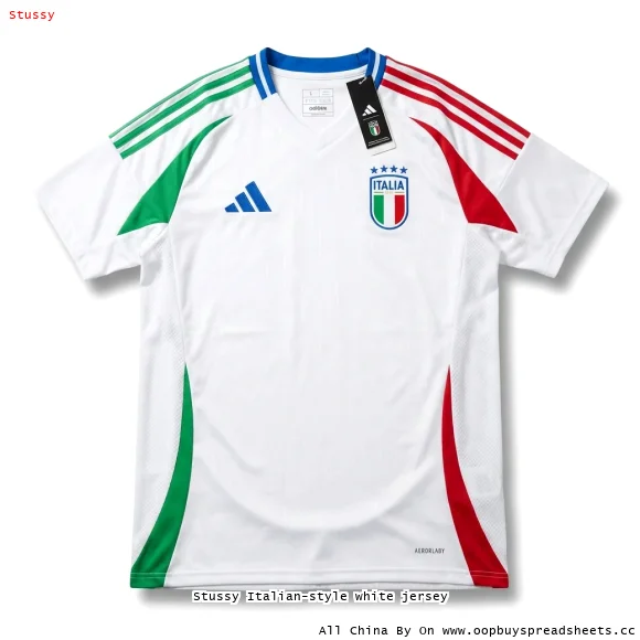 Stussy Italian-style white jersey