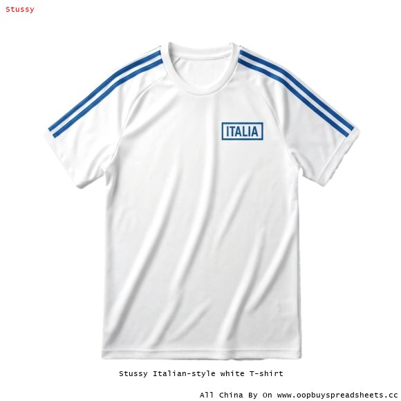 Stussy Italian-style white T-shirt