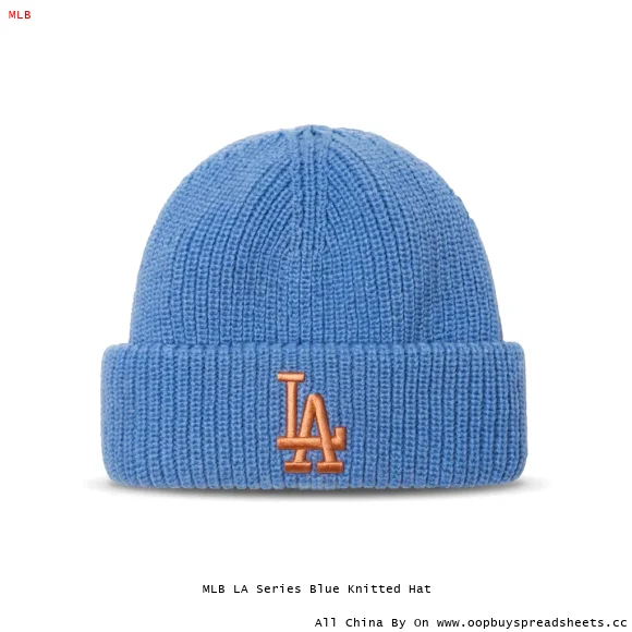 MLB LA Series Blue Knitted Hat