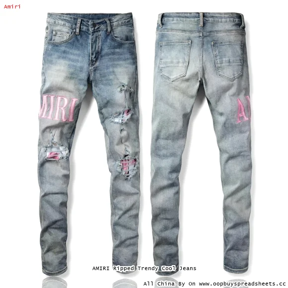 AMIRI Ripped Trendy Cool Jeans