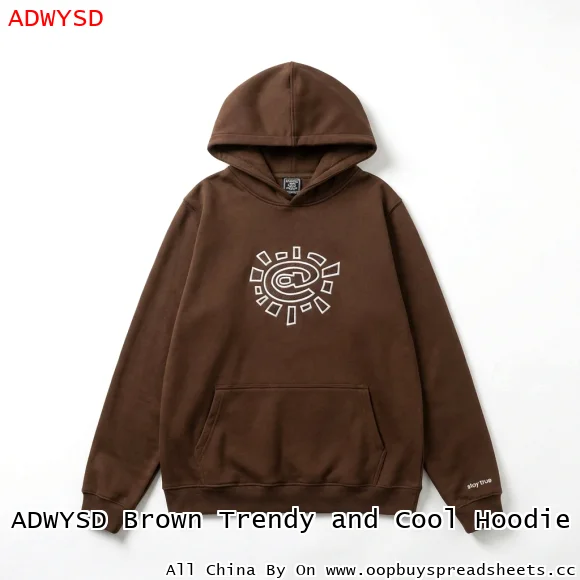 ADWYSD Brown Trendy and Cool Hoodie