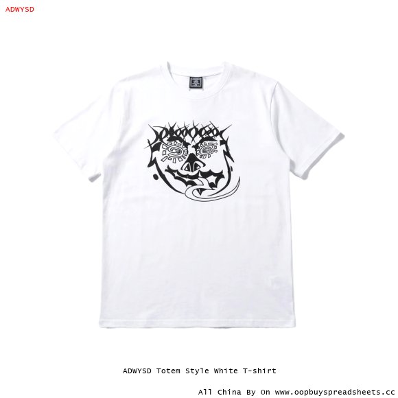 ADWYSD Totem Style White T-shirt