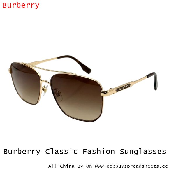 Burberry Classic Fashion Sunglasses