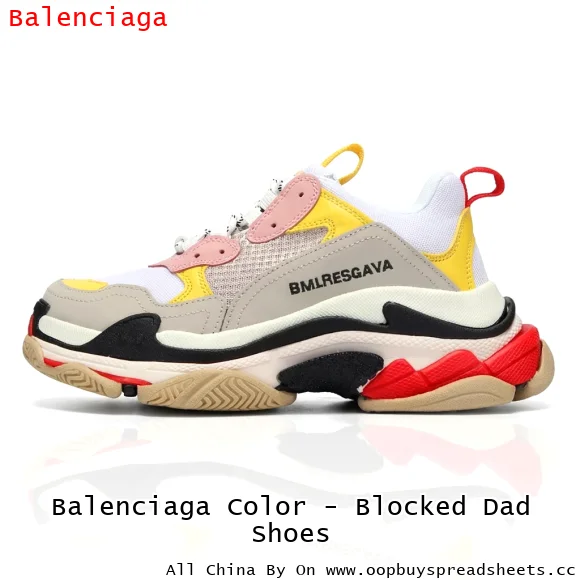 Balenciaga Color - Blocked Dad Shoes