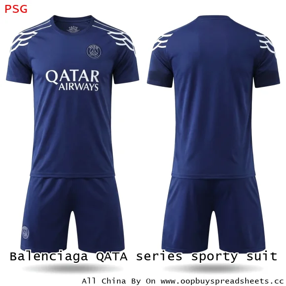 Balenciaga QATA series sporty suit