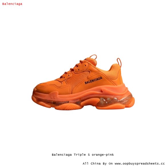 Balenciaga Triple S orange-pink
