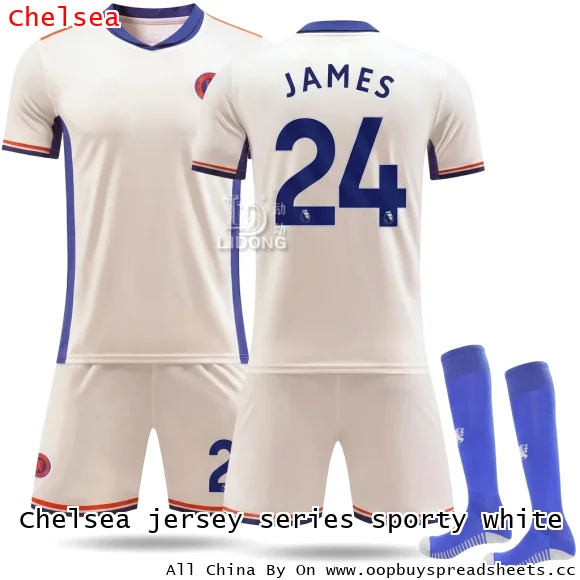 Chelsea jersey series sporty white