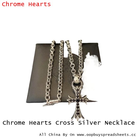 Chrome Hearts Cross Silver Necklace
