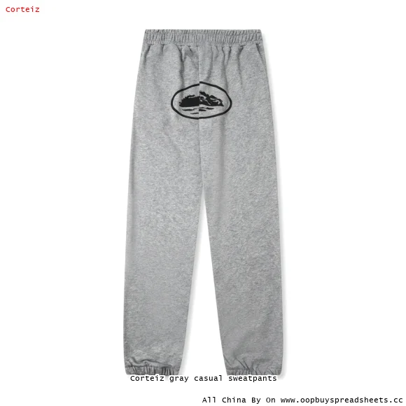 Corteiz gray casual sweatpants