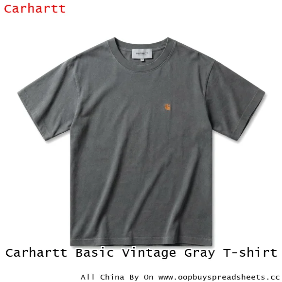 Carhartt Basic Vintage Gray T-shirt