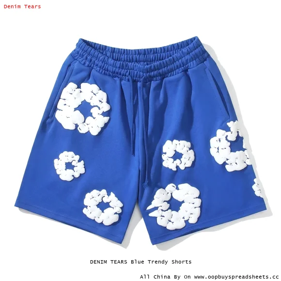 DENIM TEARS Blue Trendy Shorts