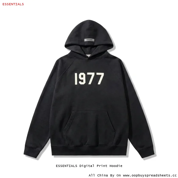 ESSENTIALS Digital Print Hoodie