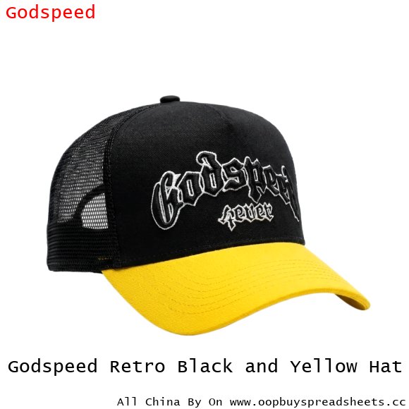 Godspeed Retro Black and Yellow Hat