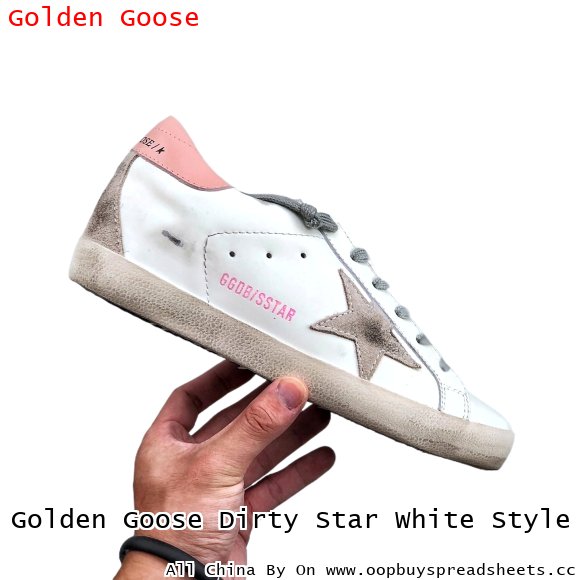 Golden Goose Dirty Star White Style