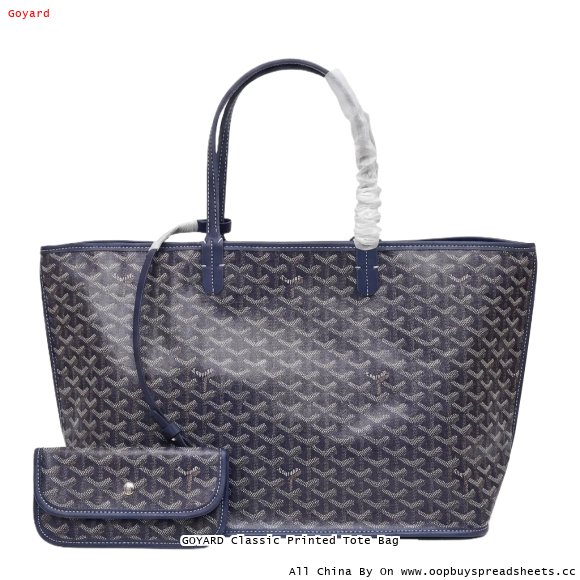 GOYARD Classic Printed Tote Bag