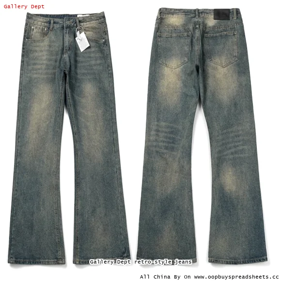 Gallery Dept retro-style jeans