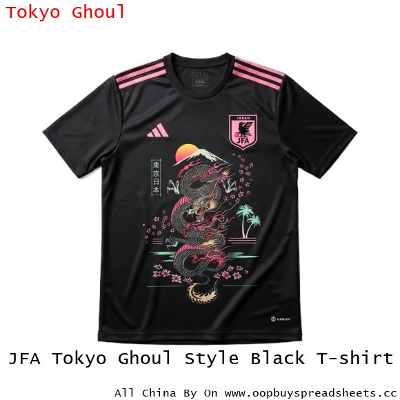 JFA Tokyo Ghoul Style Black T-shirt