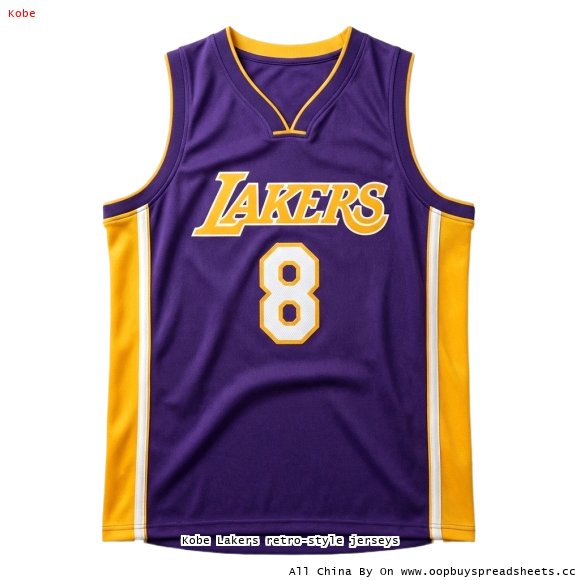 Kobe Lakers retro-style jerseys