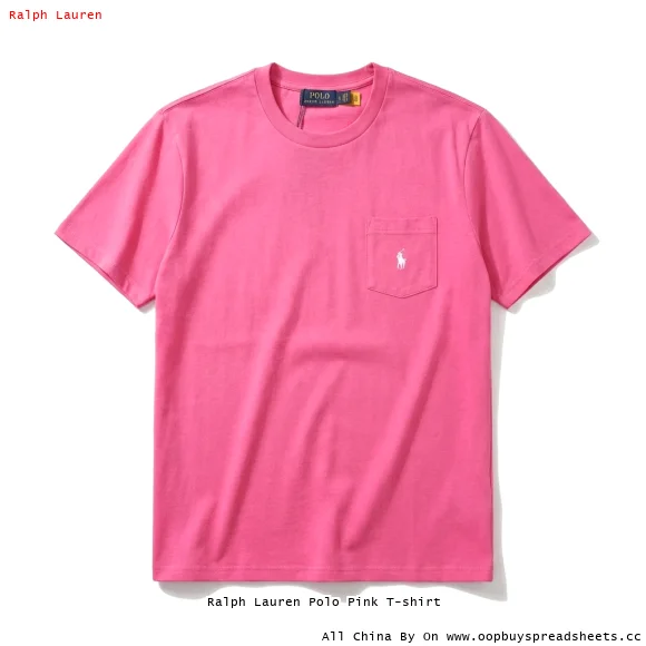 Ralph Lauren Polo Pink T-shirt
