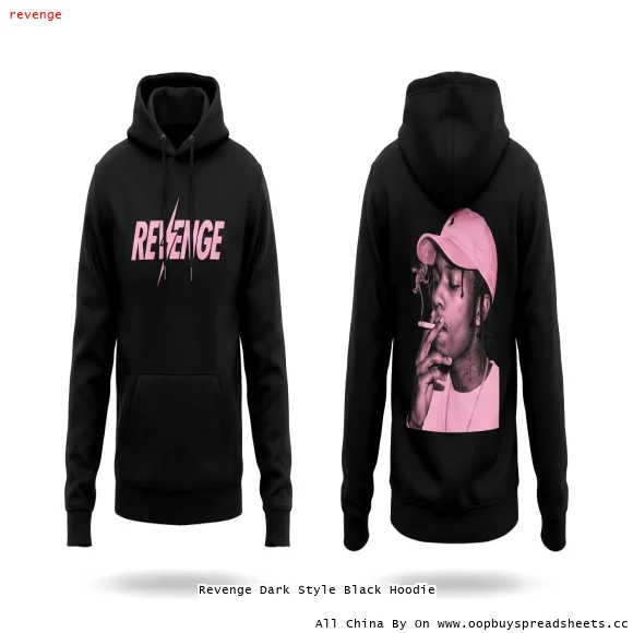 Revenge Dark Style Black Hoodie