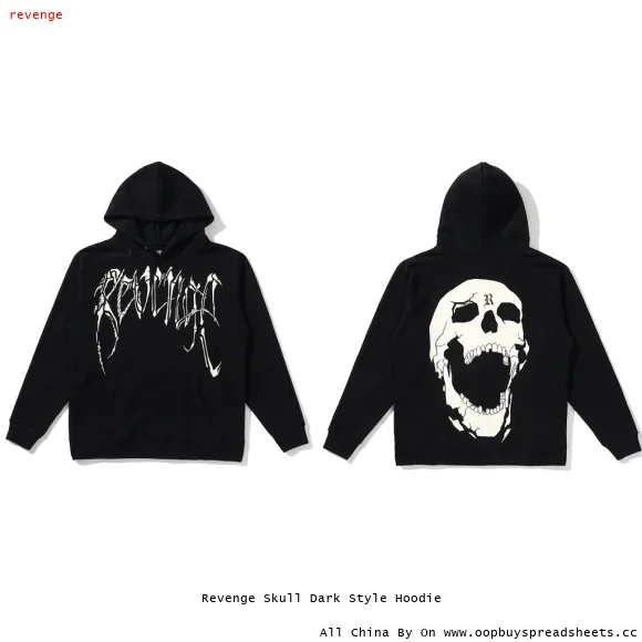 Revenge Skull Dark Style Hoodie