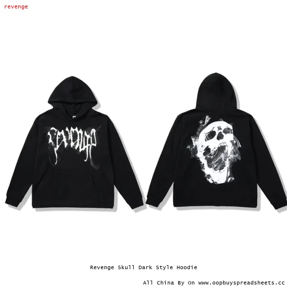 Revenge Skull Dark Style Hoodie