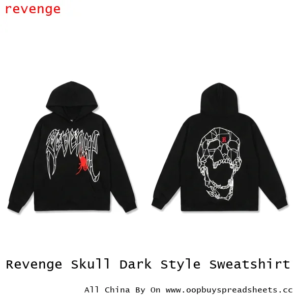 Revenge Skull Dark Style Sweatshirt