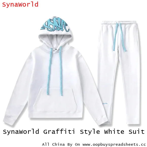 SynaWorld Graffiti Style White Suit