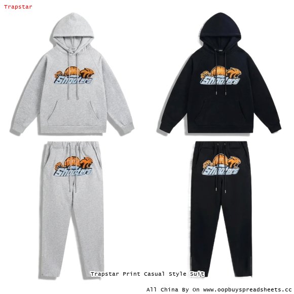 Trapstar Print Casual Style Suit