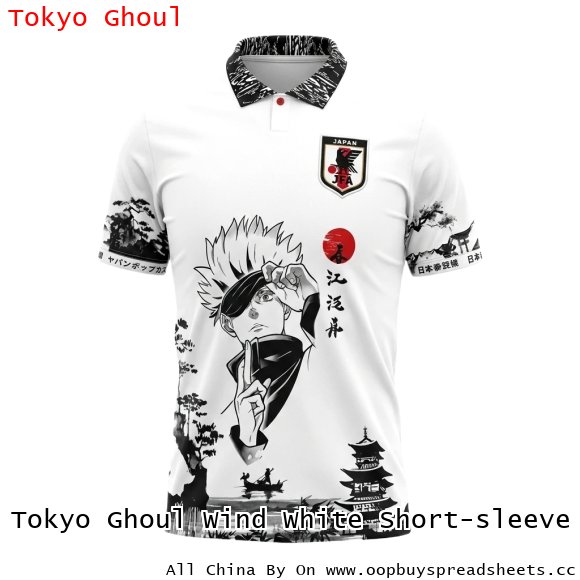 Tokyo Ghoul Wind White Short-sleeve