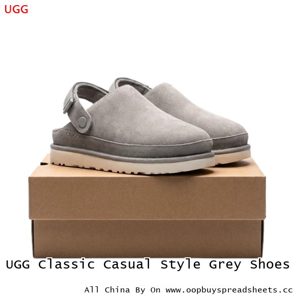 UGG Classic Casual Style Grey Shoes