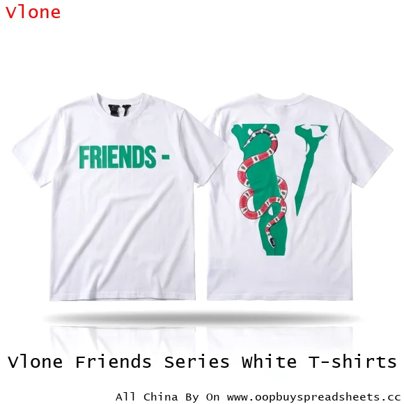 Vlone Friends Series White T-shirts