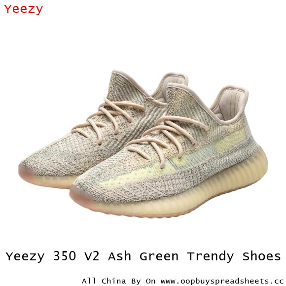 Yeezy 350 V2 Ash Green Trendy Shoes