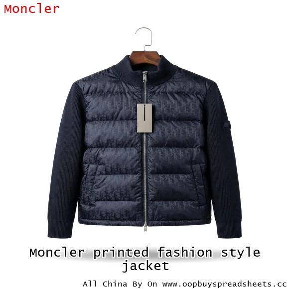 Moncler printed fashion style jacket