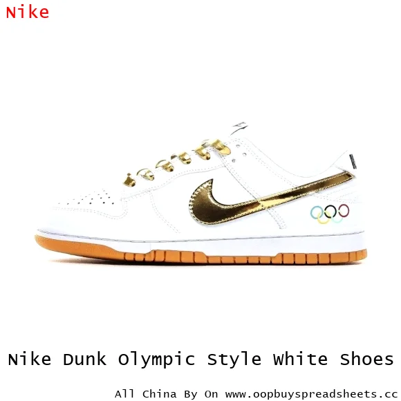 Nike Dunk Olympic Style White Shoes