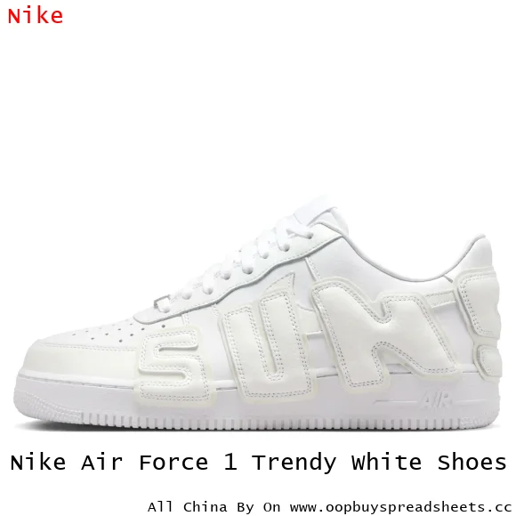 Nike Air Force 1 Trendy White Shoes