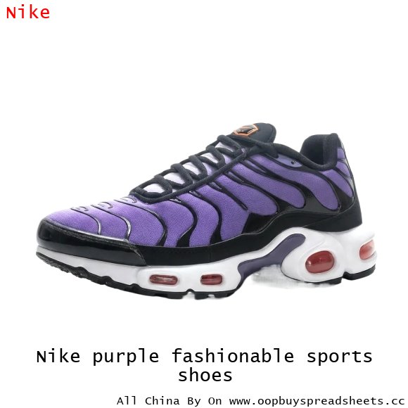 Nike purple fashionable sports shoes
